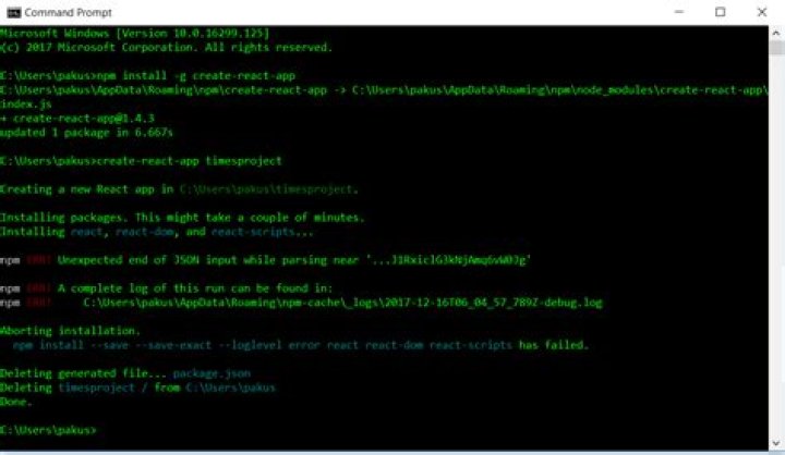 create-react-app is not working since version 4.0.1