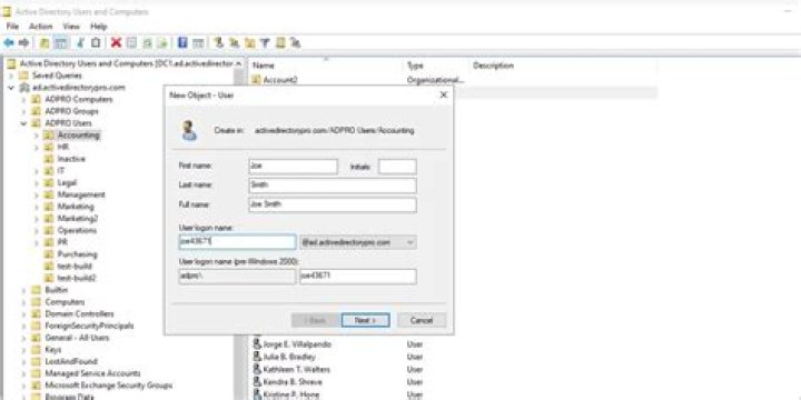 Created a user with user add and it's not listed in users list