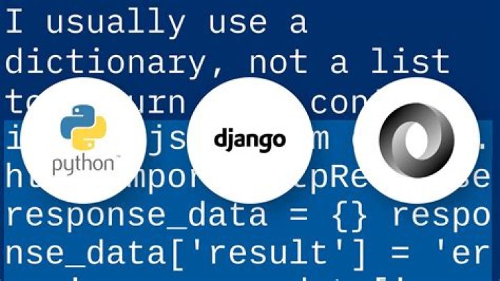 Creating a JSON response using Django and Python