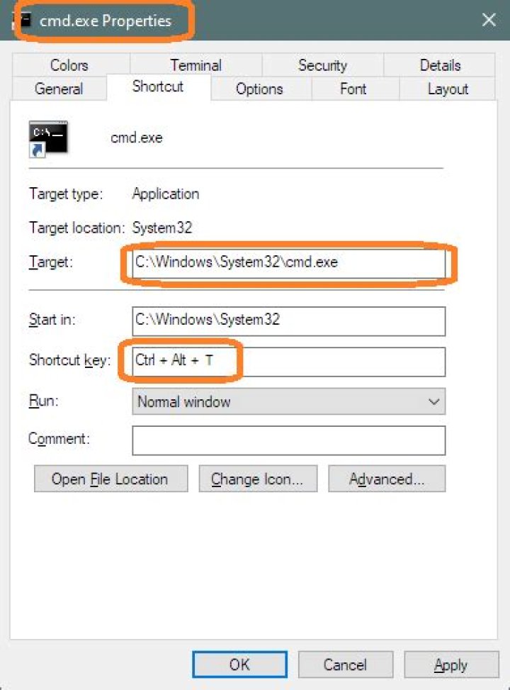 Creating Windows Terminal keyboard shortcut for Windows Store App
