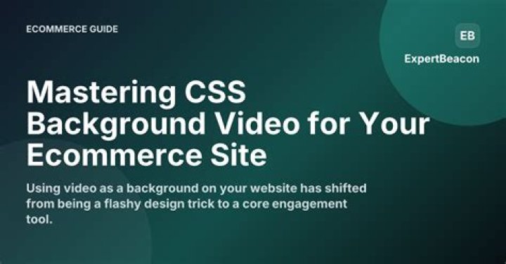 Css background video