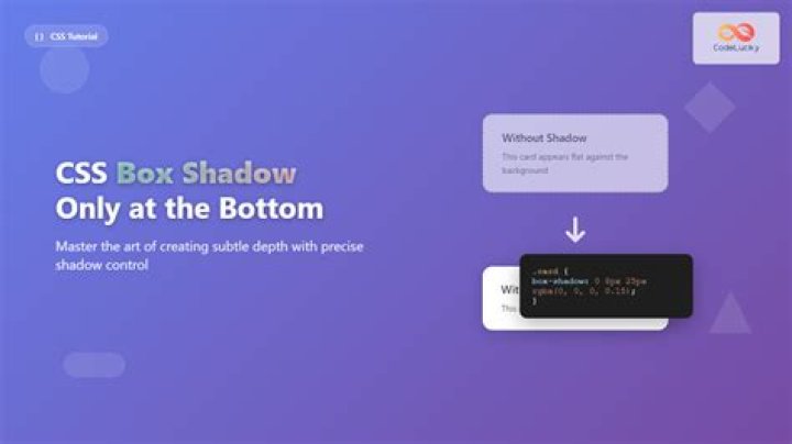 CSS Box Shadow - Top and Bottom Only [duplicate]