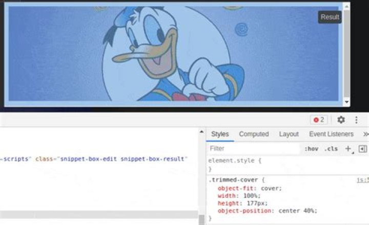 CSS Display an Image Resized and Cropped