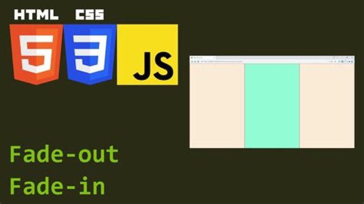 CSS transition fade in