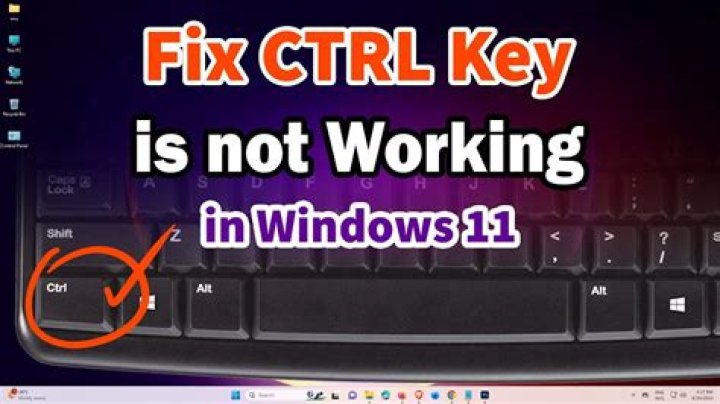 ctrl not seen in xev