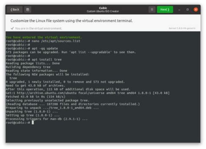 Cubic Terminal Page