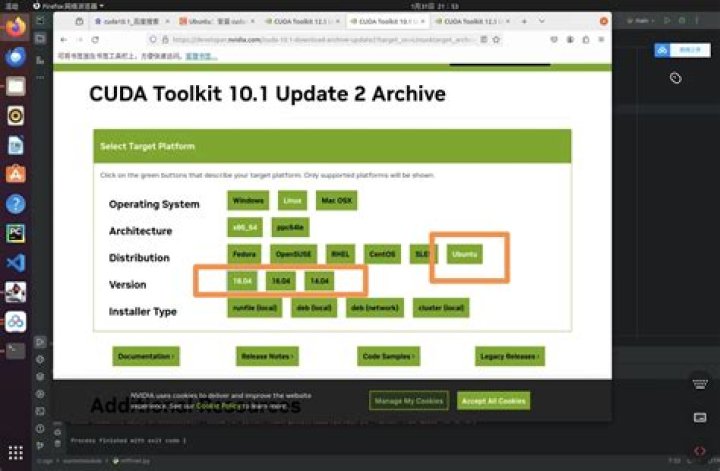 CUDA 10.2 - different installation paths