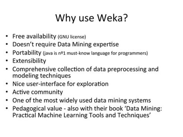 Data mining with Weka
