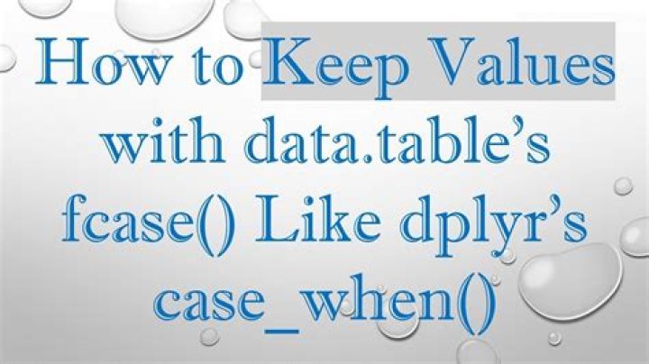 data.table fcase versus dplyr case_when