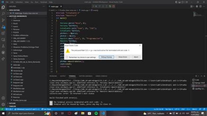 Debugger doesn't work on VSC (