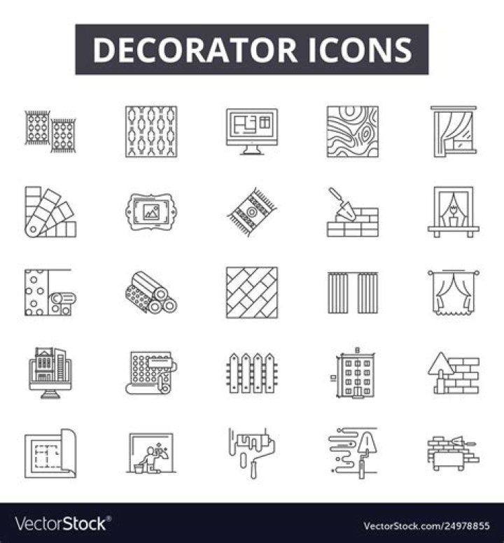 Decorator icons