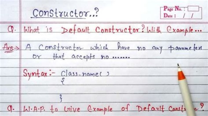 Default constructor in C
