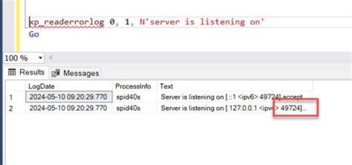 Default SQL Server Port