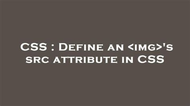 Define an <img>'s src attribute in CSS [duplicate]