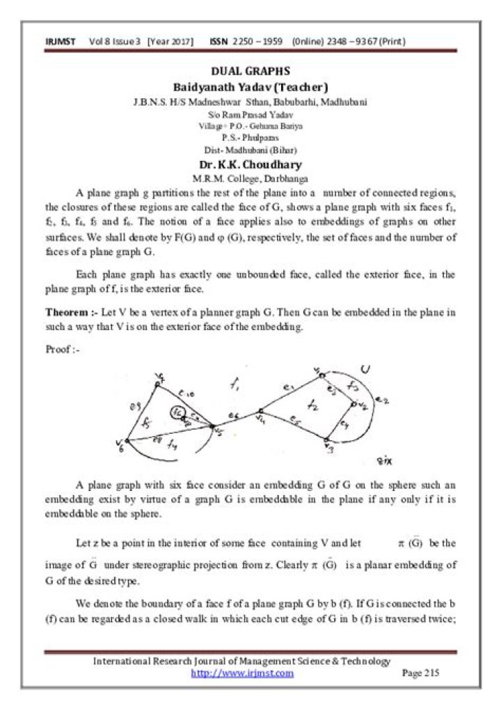 Definition of dual graph