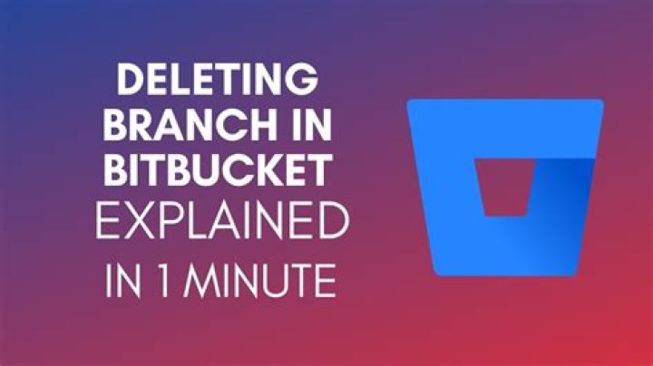 Delete branches in Bitbucket