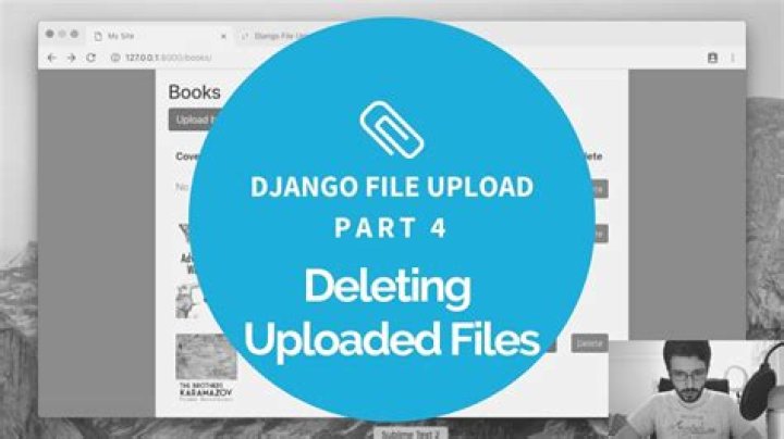 Deleting uploaded files in Django