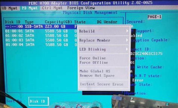 Dell R710 RAID PERC H700 Foreign Configuration(s) issue