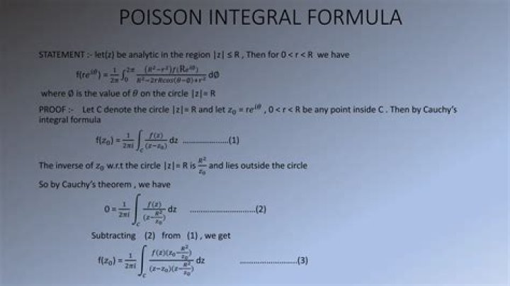 Deriving the Poisson Integral Formula from the Cauchy Integral Formula