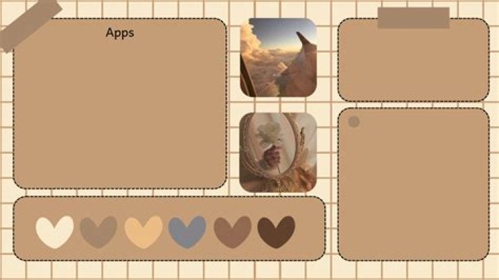 Desktop with strange border
