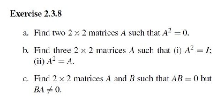 Determine all $2\times2$ matrices $A$ such that $A^2=0$.