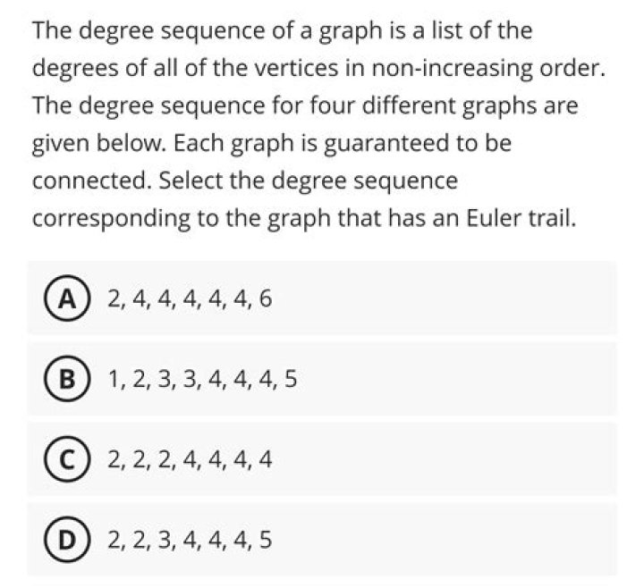 Determine if a graph exists knowing the degree of its vertices