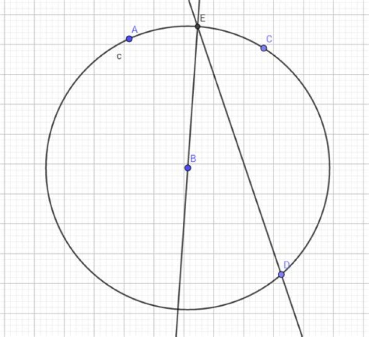 Determining an angle bisector in a circle