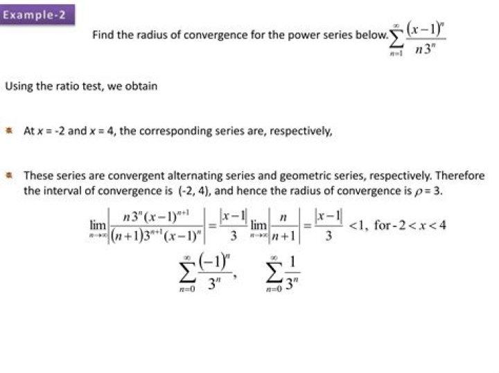Determining the Radius of Convergence for an alternating power series