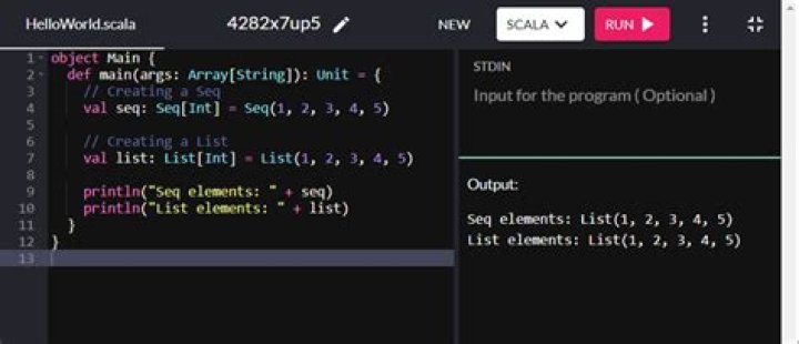Difference between a Seq and a List in Scala