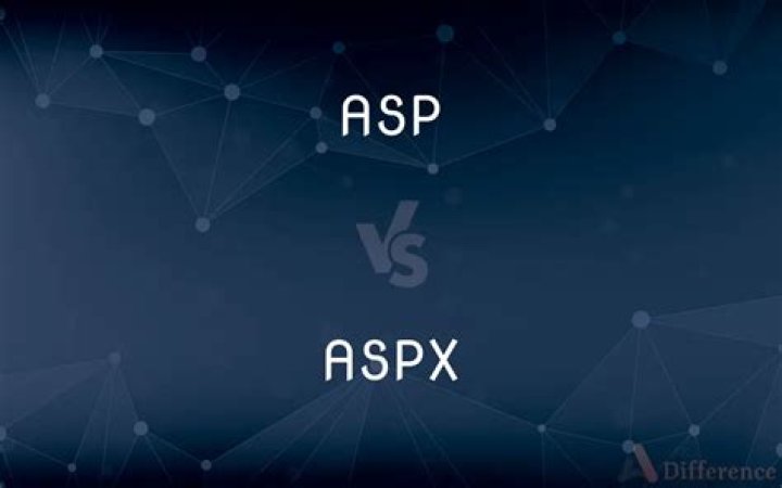 Difference between .asp and .aspx pages?