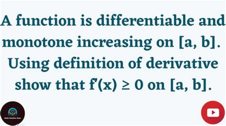 Difference between Increasing and Monotone increasing function