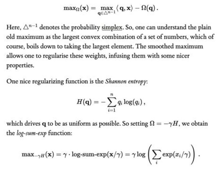 Differentiating logsumexp