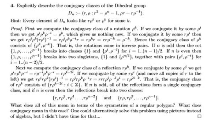 Difficulty in understanding the conjugacy class of $S_4$