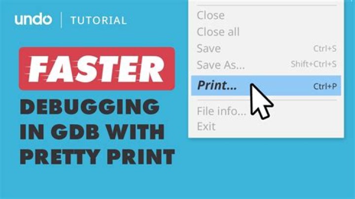 Disable print pretty in gdb