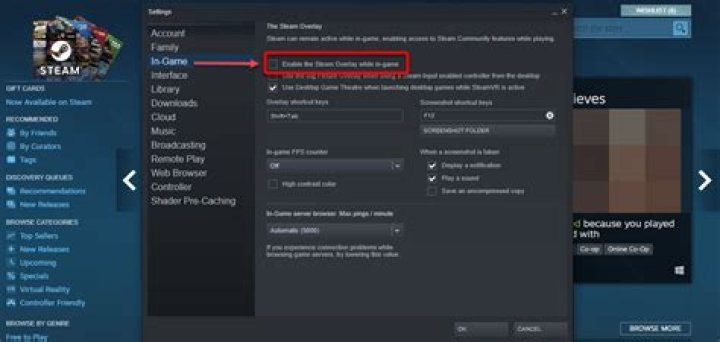 Disable Uplay overlay on Steam