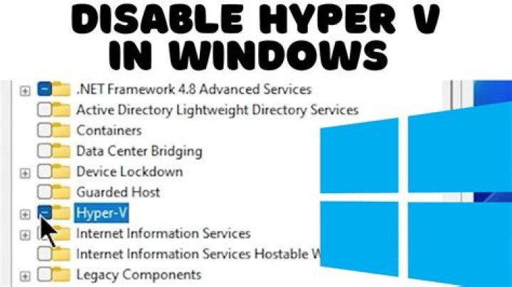 Disabling Hyper-V on Windows 10