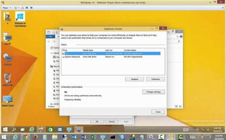Disk defragmentor in Windows stops at 0% on Pass 1, and just shows fragmentation %, how do I resolve this?