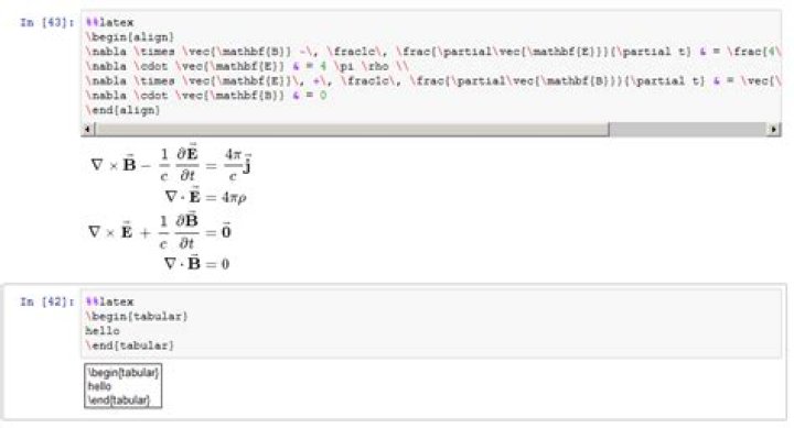 Display latex table/tabular in Jupyter with latex cell magic