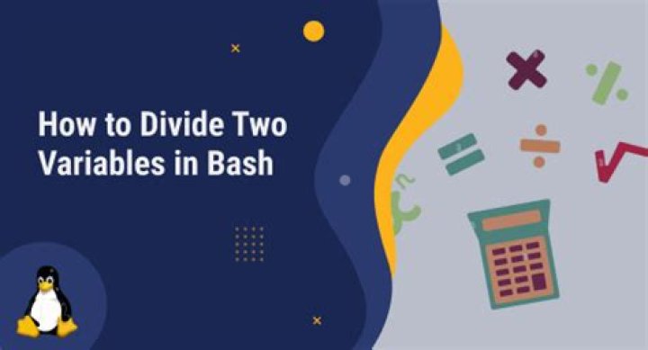 Divide two variables in bash