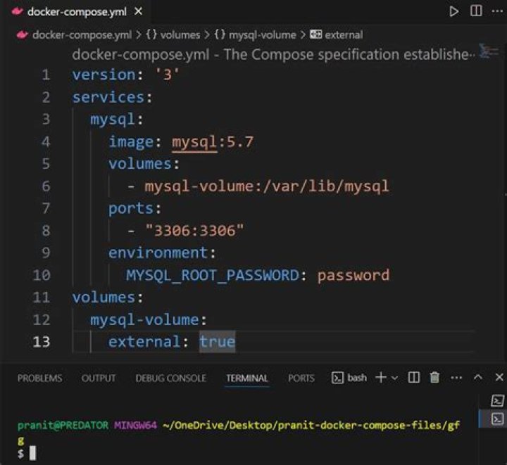 Docker-compose mounted file system operation not permitted for volume