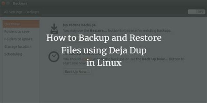 Does deja dup restore all my Ubuntu from only Google Drive after a complete wipe?