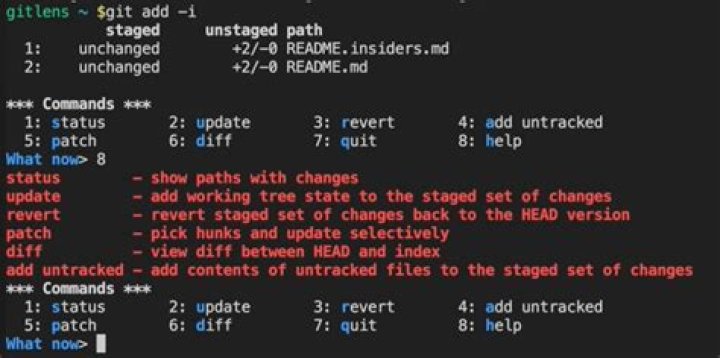Does Git Add have a verbose switch
