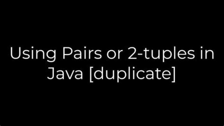 Does Java SE 8 have Pairs or Tuples?