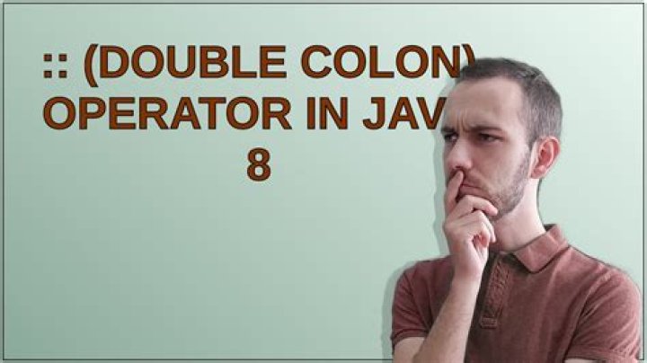 :: (double colon) operator in Java 8
