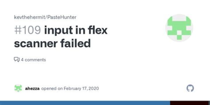 dpkg broken input in flex scanner failed