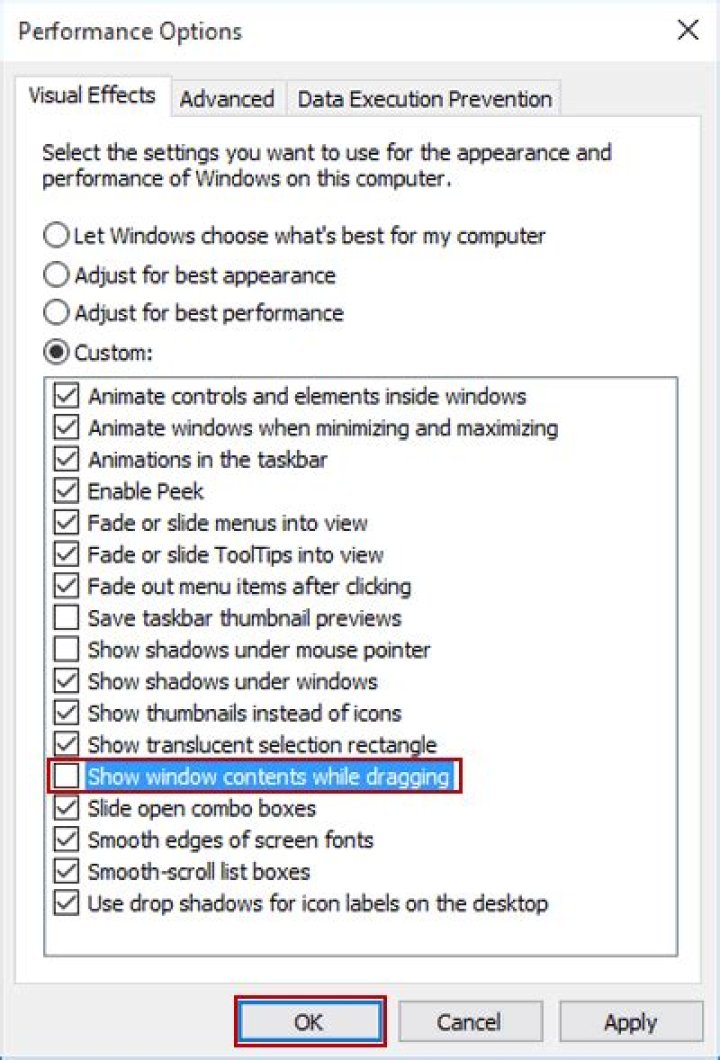Dragging Windows 10 window anywhere