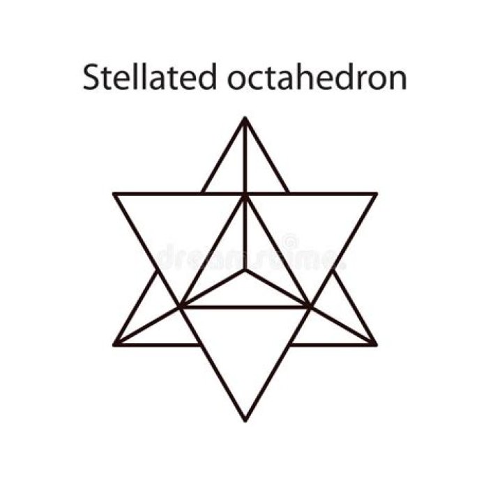 Drawing of a Stellated Octahedron