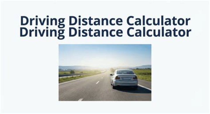 Drive distance vs. straight line distance (red line mine).