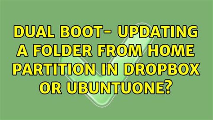 Dual boot- updating a folder from home partition in Dropbox or Ubuntuone?