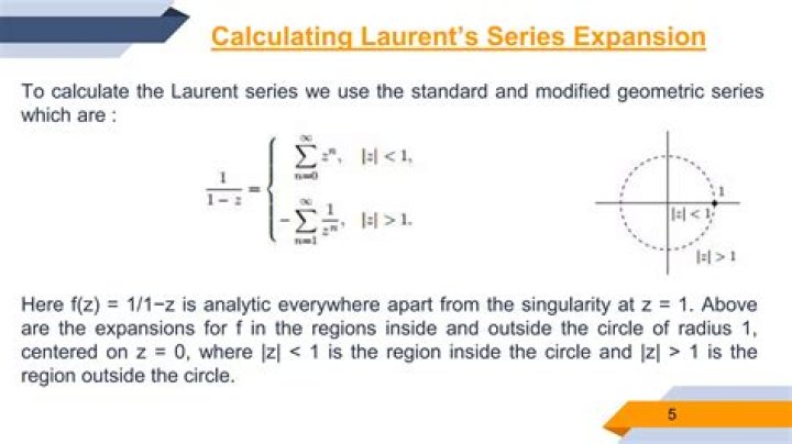 $e^{1/z}$ and Laurent expansion